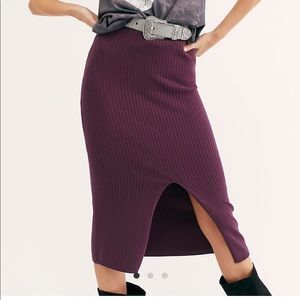 Free People Skyline Midi Skirt
